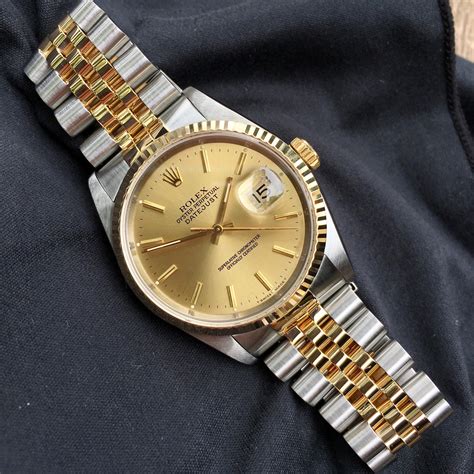 buy rolex datejust 16233 champagne dial two tone|Rolex 16233 day date.